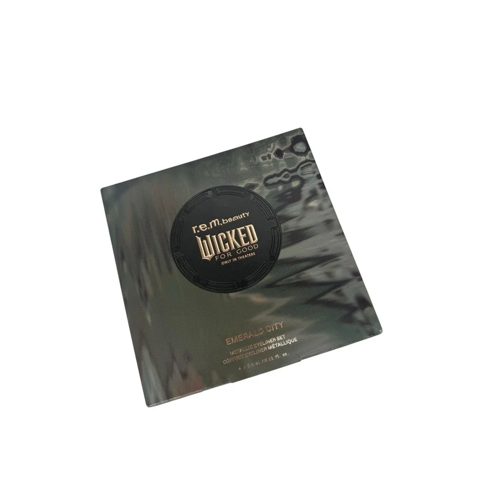 R.E.M. BEAUTY x Wicked: For Good Emerald City Metallic Eyeliner Set *NEW*